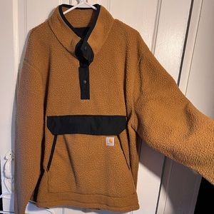 Mens Carhartt fleece pullover size XL relaxed fit